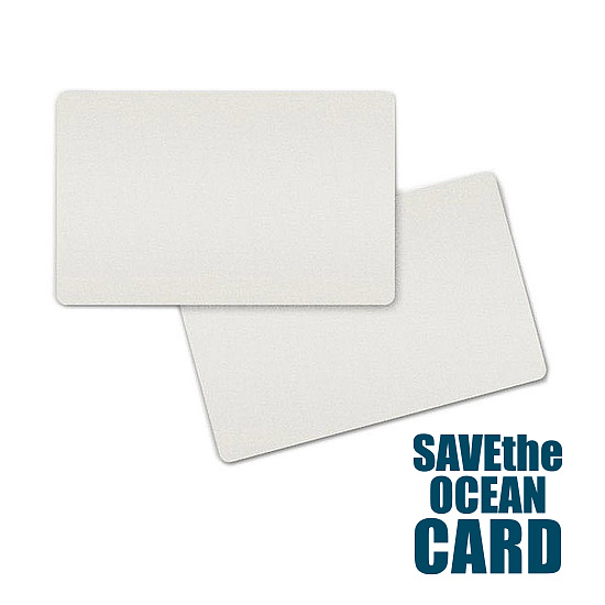 SAVEtheOCEAN-Card Weiß